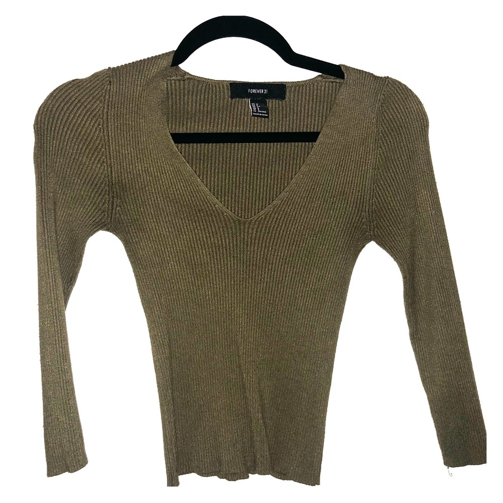 Sweater crop top